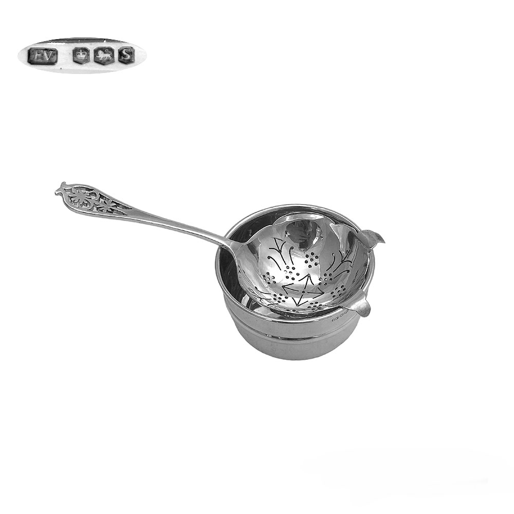 Sterling Silver Tea Strainer 1960